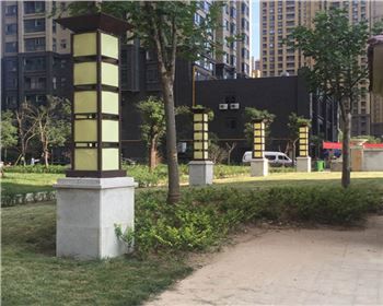 青海景觀燈案例-西安茅坡新城景觀燈