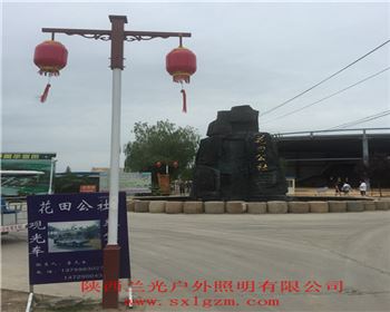甘肅景觀燈案例-興平花田公社景觀燈項目