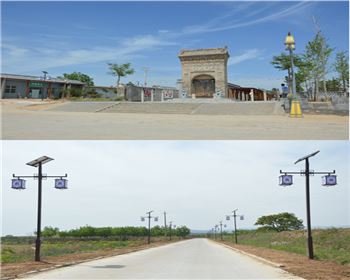 青海景觀燈案例-渭南澄城秦漢宮景區