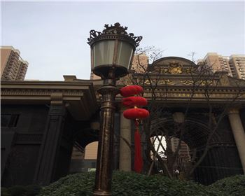 青海小區太陽能路燈-西安萬達公館