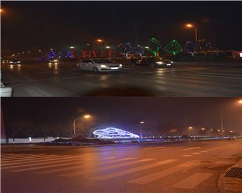 湖北節(jié)日亮化項目北客站