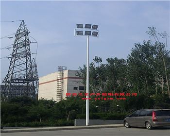 湖北升降式高桿燈-湖北省西安市灞橋電廠高桿燈項目