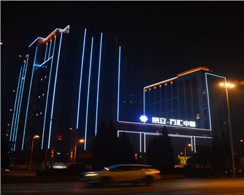 甘肅西安金宇藍苑-城市樓體亮化工程