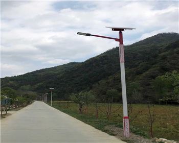 湖北新農村太陽能路燈-湖北隴南路燈項目