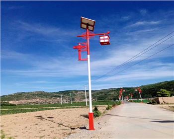 甘肅延安甘泉新農村太陽能路燈項目