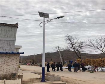 陜西咸陽旬邑鄉村道路太陽能路燈