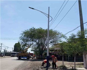 陜西2019年新疆昌吉三工鎮市電路燈項目