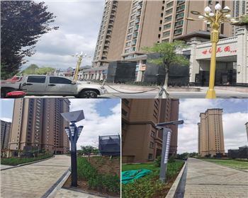 湖北平涼新世紀集團世紀花園庭院燈路、景觀路燈項目