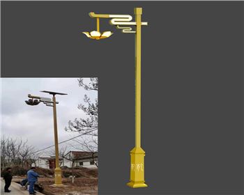 陜西寶雞鳳翔美麗鄉村太陽能路燈項目